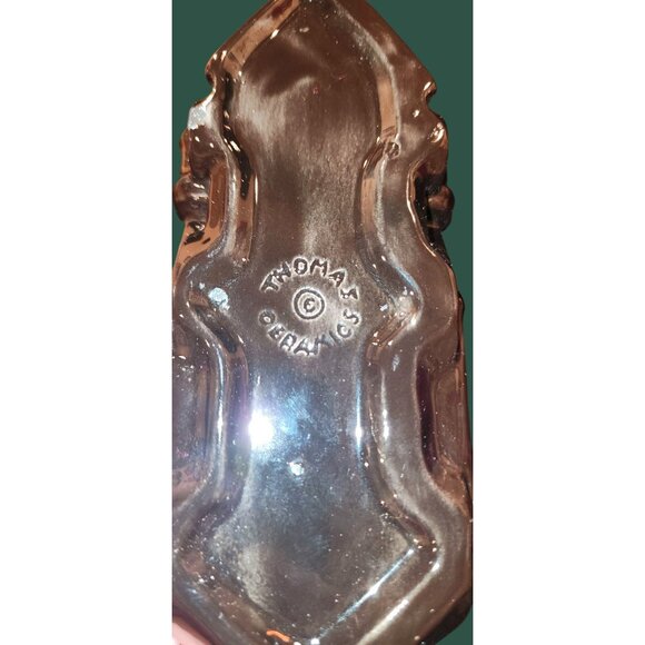 Vintage Ceramic Train Locomotive Planter Steampunk - Picture 8 of 9